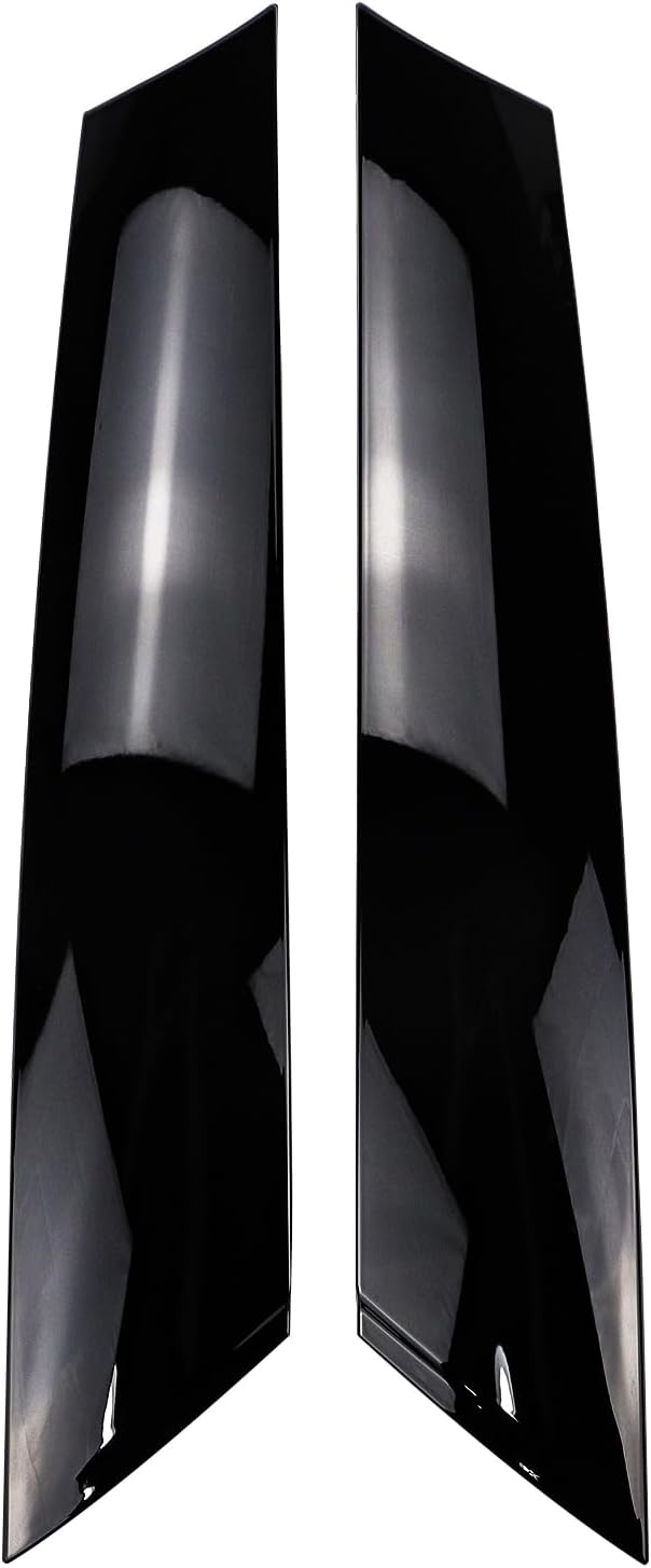 Windshield Post Trim A-Pillar Molding Cover Compatible with Mini Cooper R55(08-14) R56(07-13) R57(09-15) Left Driver & Right Passenger Side Replaces 51137272583 51137272584