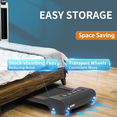 Image of GOWE Under Desk Treadmill Machine 300 LB Capacity Walking Pad for Home Office