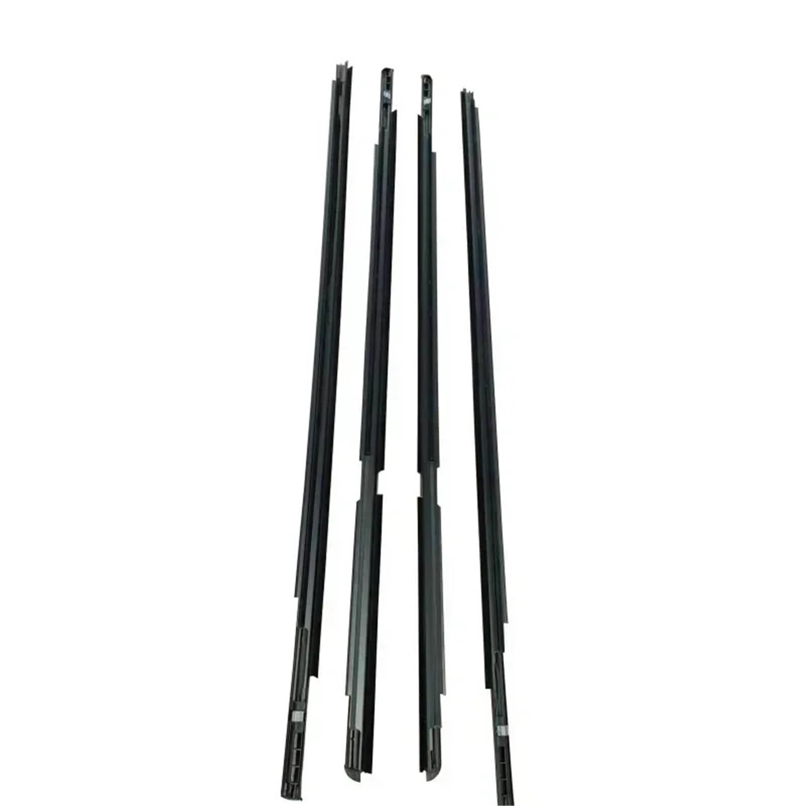 Fit for Yaris Hatchback 2006-2013 Automobile Glass Rubber Seal Strip Trim 4pcs Car Window Weatherstrips Window