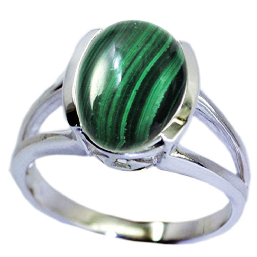 Gemsyogi Wählen Sie Ihre Farbe Naturstein Silber Ringe Bold Oval Form Bar Einstellung Handarbeit Größen H-Z