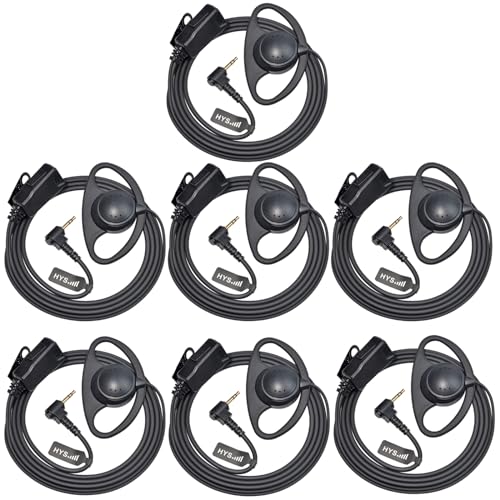 Auricular en D de 2.5mm HYS para walkie talkie Motorola Spirit GT T600 y Talkabout