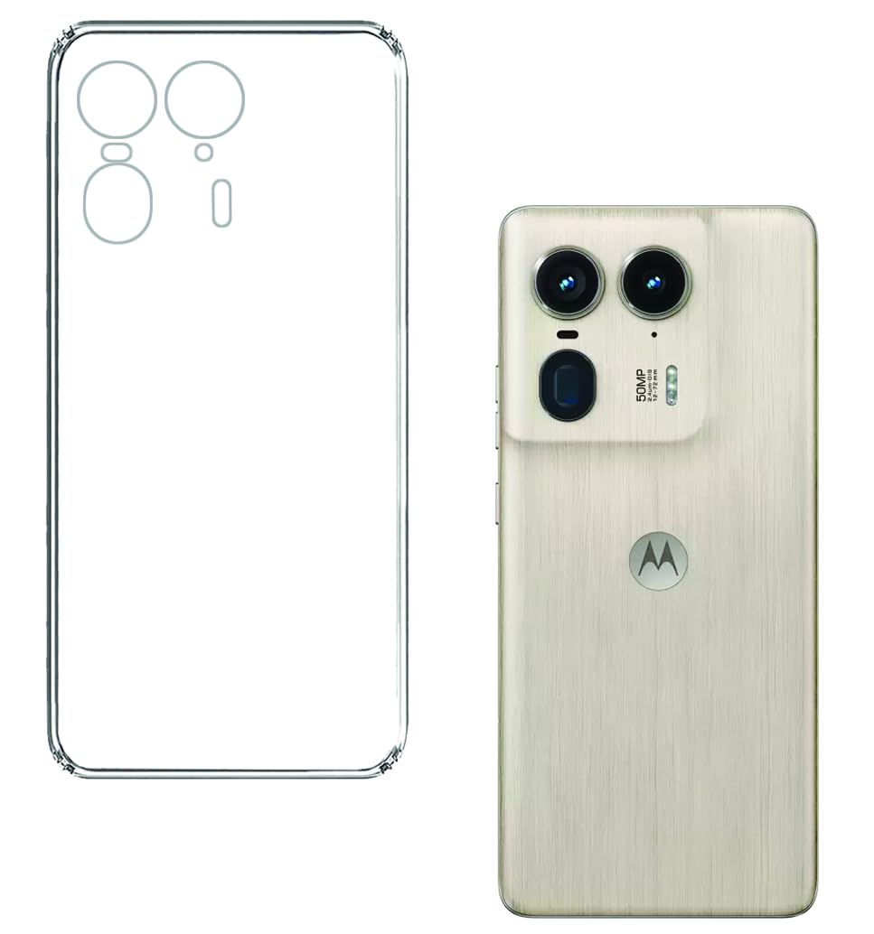 Inktree Motorola Edge 50 Ultra 5G Back Cover | Slim Soft Back Case for Motorola Edge 50 Ultra 5G (Transparent) (B0D8879983) Amazon Price History, Amazon Price Tracker