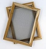 Papierschöpfrahmen 21x30 cm Rahmenmass, Traditionswerkzeug aus Akazie (Hartholz) auch für Kinder/incl. Anleitung - typ ybx