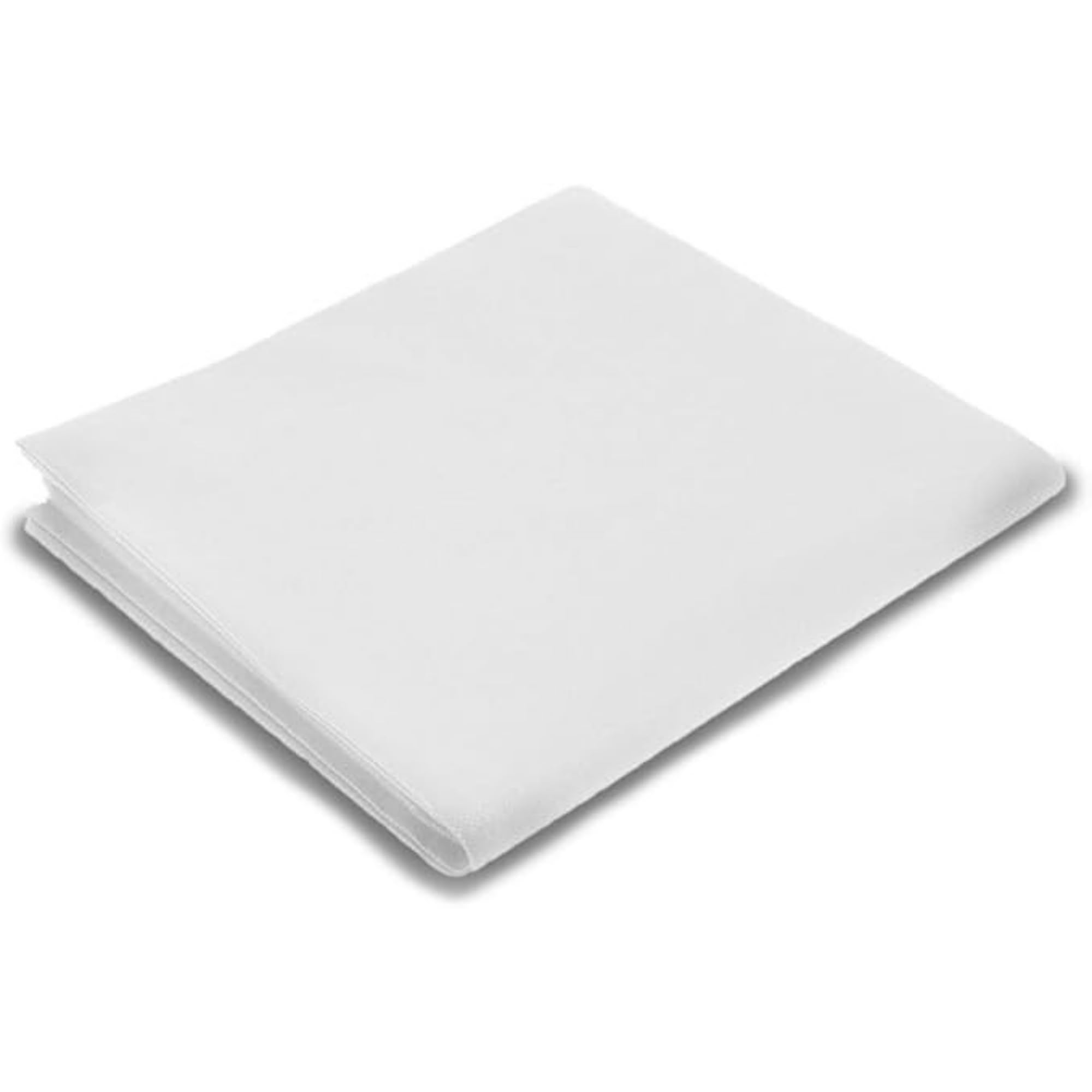 Manteles cubremanchas desechables blanco TNT 100 x 100 cm resistentes tipo tela alta gramaje 48 g manteles fiesta restaurante pizzería agroturismo trattoria mantel desechable impermeable (400)