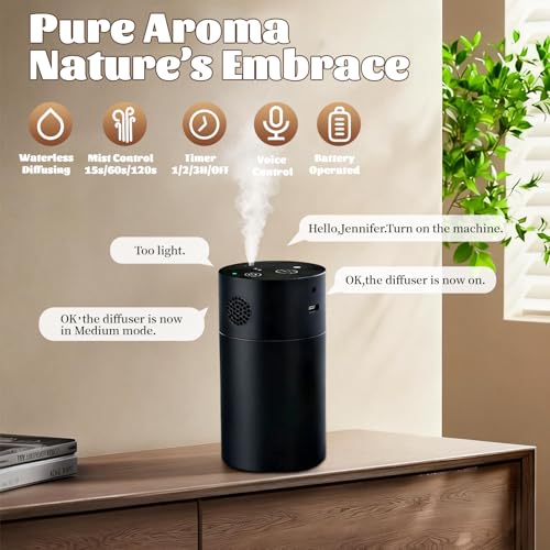 Difusor aromático eléctrico recargable con control AI miniatura 5