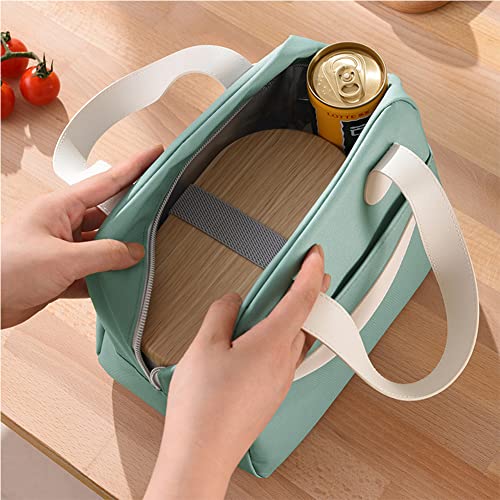 croselyu Portable Insulated Mini Lunch Bag - Cute Outdoor Picnic Ice Storage Bag 1 PCE (Small,Blue) - Image 4