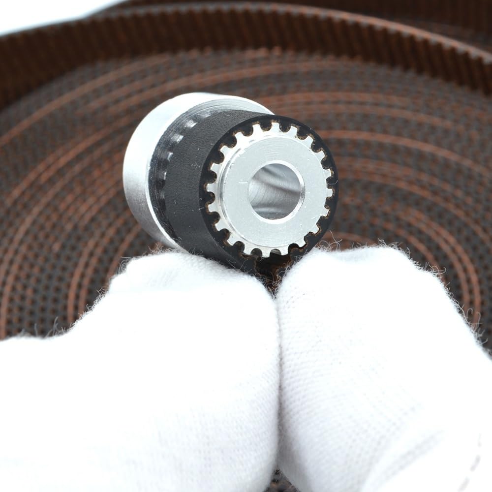 Zkenyao-Correa de distribución de impresora 3D Correa de distribución síncrona abierta 2MGT 2M 2GT GT2 RF de ancho = 6-15 mm, de caucho, con bajo contenido de polvo y baja vibración, for impresora 3D