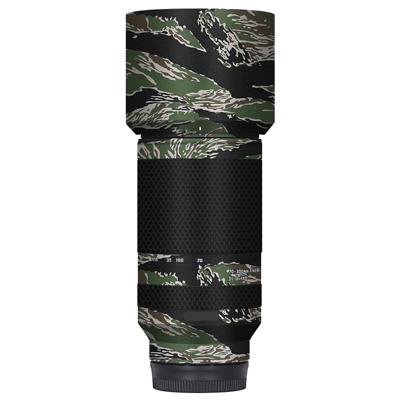 Autocollant Tamron 70-300mm Sony protection vinyle Tiger Stripe