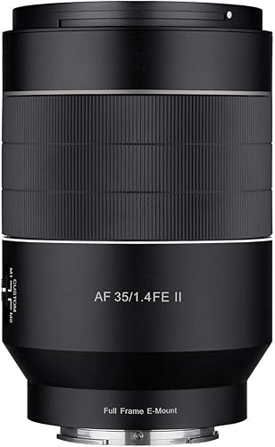 Rokinon Lente de enfoque automático gran angular F1.4 AF Series II de 1.378in para Sony E (IO35SE2-E)