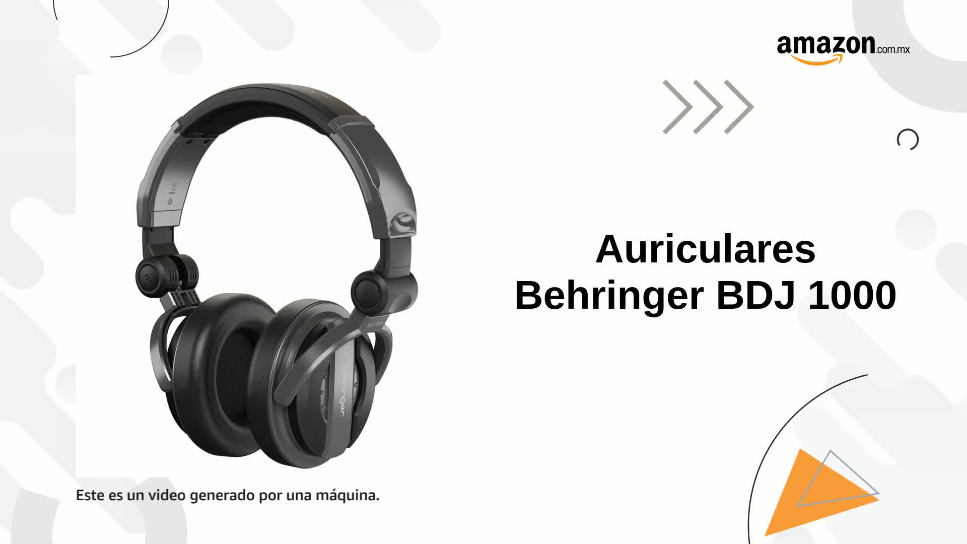 Behringer BDJ 1000 Audifonos, Negro : Amazon.com.mx: Instrumentos