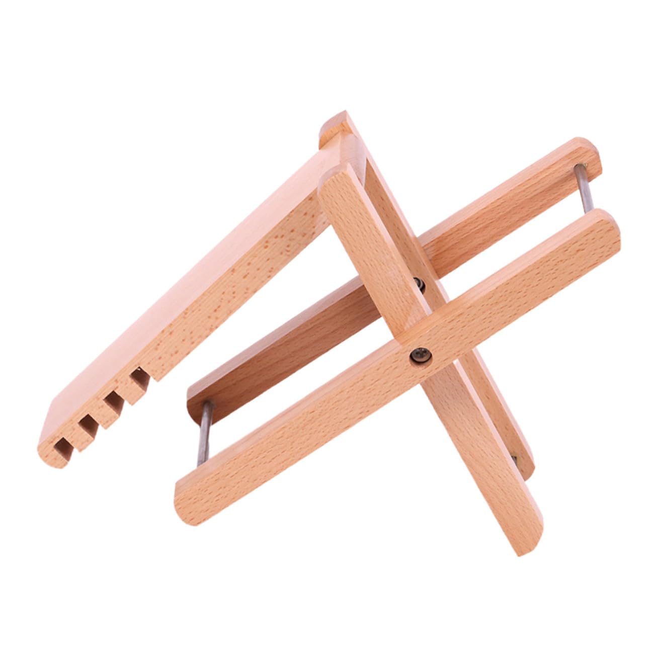 SUPVOX Poggiapiede Pieghevole Legno per Chitarristi Accessorio Ergonomico Antiscivolo per Chitarra Stabile e Comodo per Pratiche e Performance Musicali