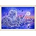 Wastickerr Puzzle 1000 pièces Bricolage Ours Polaire Tigre Blanc décoration de Salon 5D Puzzle de Couleur