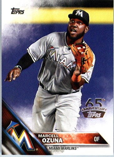 2016 Topps 65th Anniversary Edition #572 Marcell Ozuna Miami Marlins Baseball Card-MINT