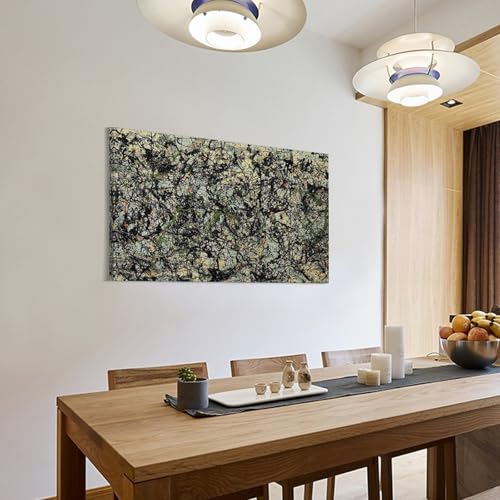 Toile Jackson Pollock Convergence tableau décoration murale - 3