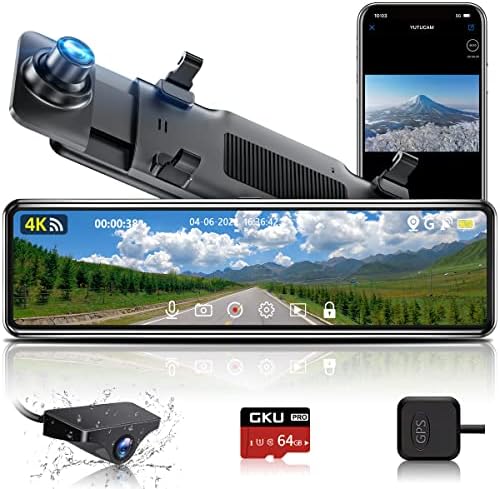 Amazon.co.jp: GKUドライブレコーダー ミラー型 11インチ【2023 4K 