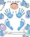 ReignDrop Ink Pad For Baby Footprint & Handprint - Creates Impressive Long Lasting Keepsake Stamp for Infant & Kids. Smudge Proof, Easy to Wipe Off Skin, Safe & Gentle Acid Free(Sky Blue)