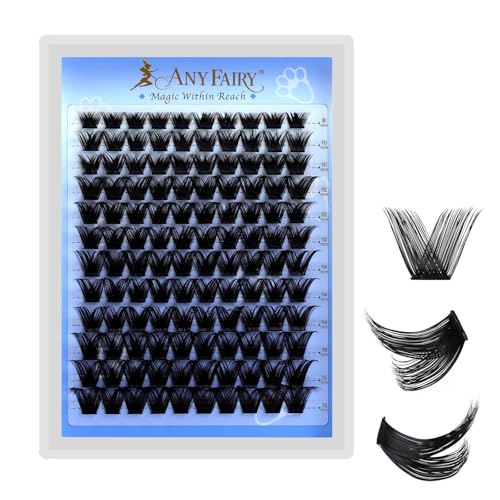 Lash Clusters 8-18mm Wispy Eyelash Clusters 144pcs Cluster Lashes DIY Individual Lashes Clusters with Soft Thin Band for Self Use,Beginner-Friendly(Sylph-773)