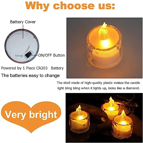 La mejor comparación de Velas Led - los preferidos. 6 Velas Led marca MCSWKEY (3)