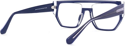 Miniatura 6 de VOOGLAM Gafas de bloqueo de luz azul aviador, marco de gafas de moda para mujer, antifatiga ocular y rayos UV
