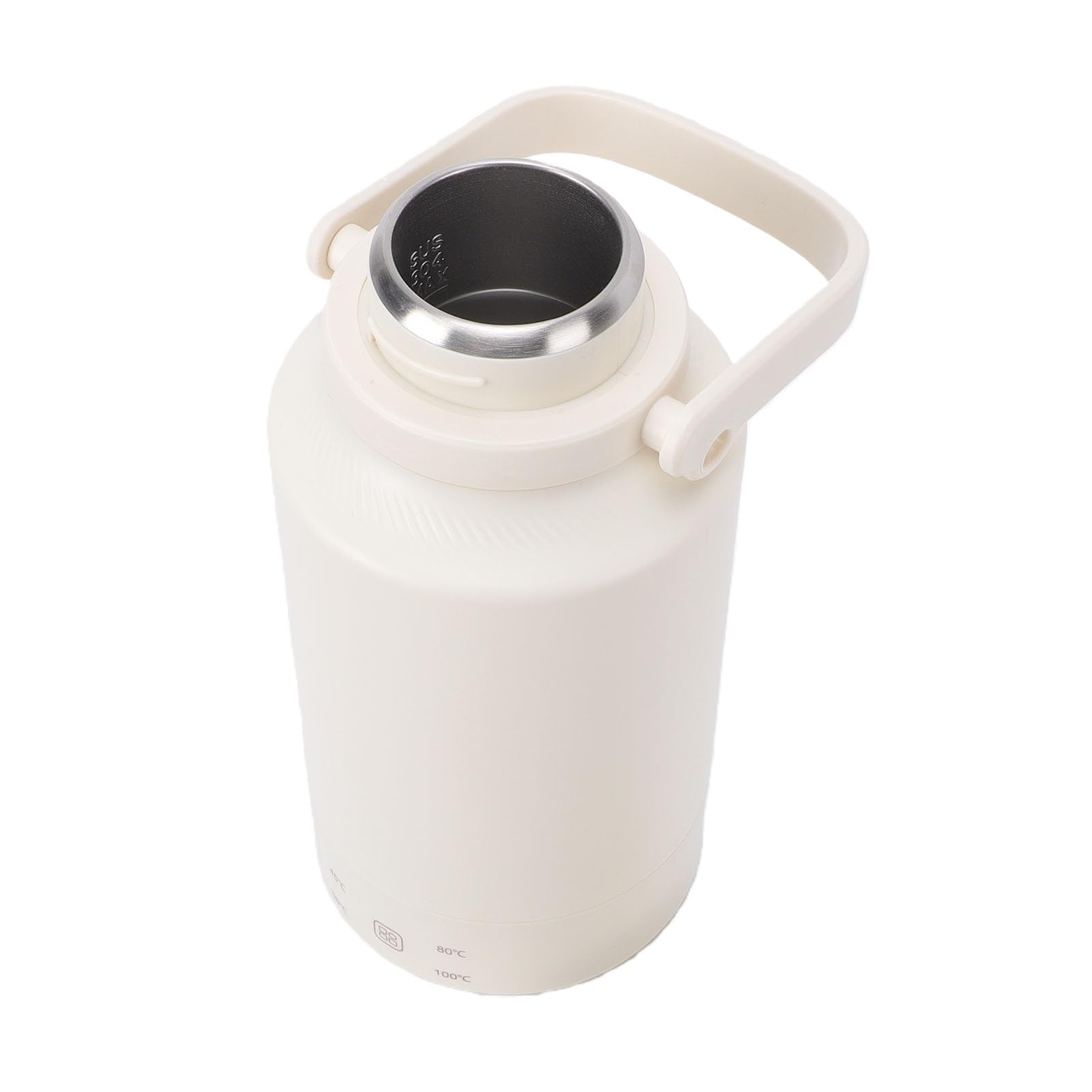 SIXRUN Hervidor Eléctrico Portátil 1L, Caldera de Agua de Viaje de Acero Inoxidable de Calentamiento Rápido (Enchufe europeo 220V)