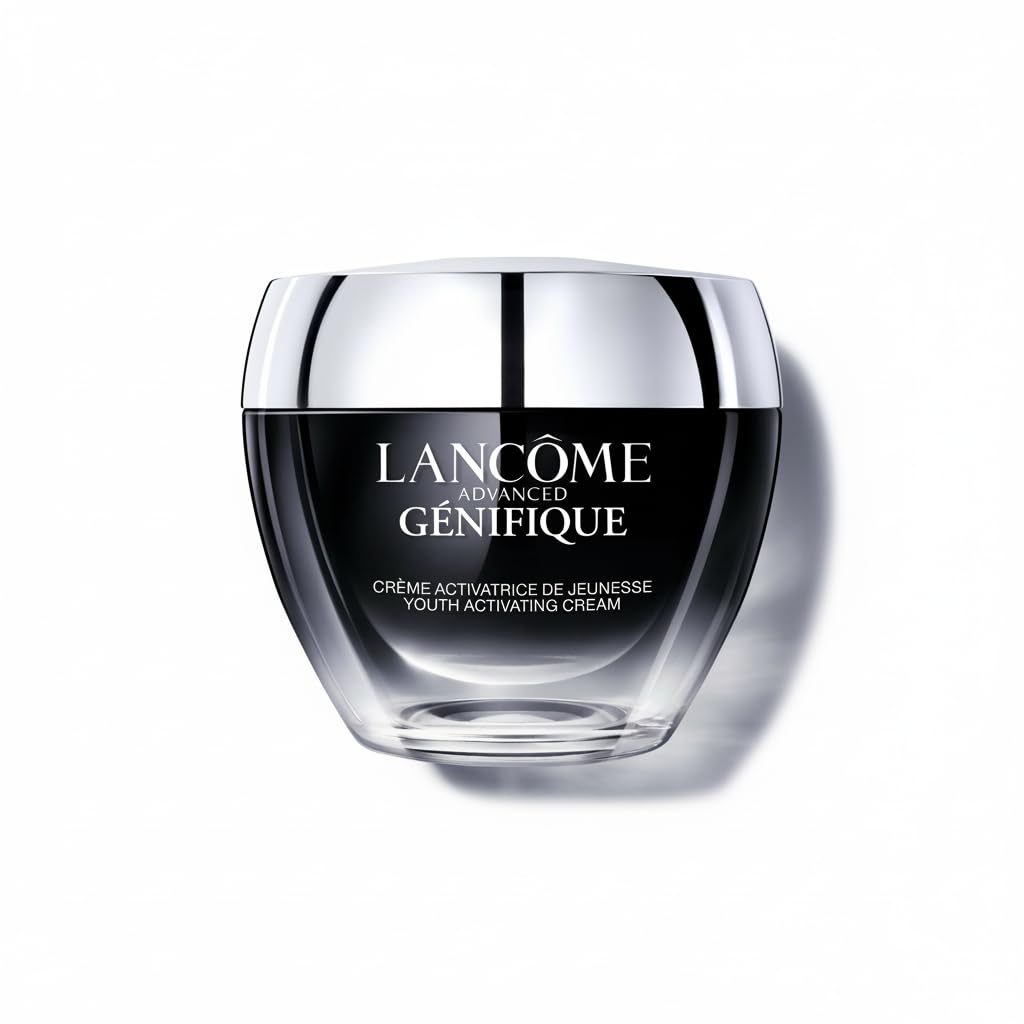 Lancôme Génifique Creme Tagescreme, Anti-Aging Gesichtspflege, intensive Feuchtigkeitspflege mit Hyaluronsäure, ideale Make-up-Grundlage, 50ml