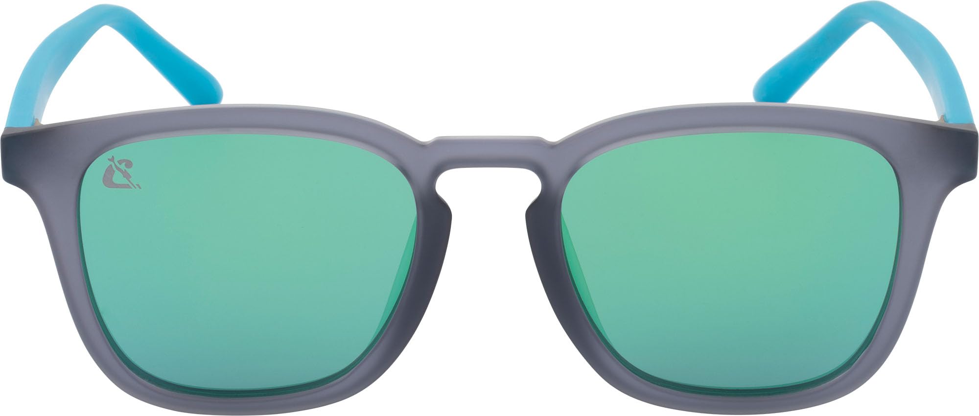 Cressi Riviera Sunglasses Grey/Mirrored Lens Green - Polarised Sports Sunglasses Men and Women use at Sea, Boating and Fishing, Frame TR90 Grey, Lens TAC Mirrored Green