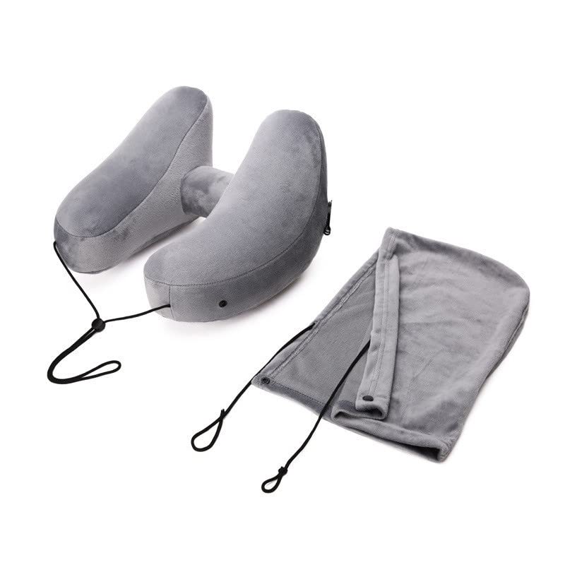 Zerodis Oreiller gonflable en forme de H Le soutien en forme de H d