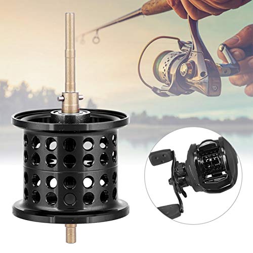 Wnsc Aluminum Fishing Round Bearing Reel Spool, Round Bearing Spool Accurate Anti-Corrosion Lightweight For Ice Fishing Flying Fish And Raft Fishing(Default) #TOP4