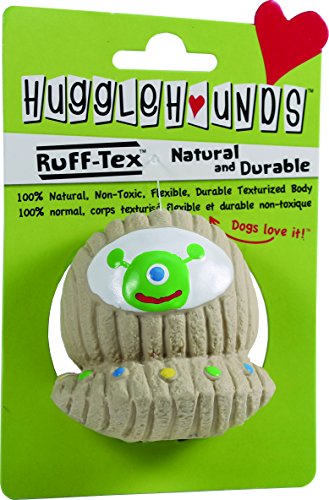 HuggleHounds Ruff-Tex We Come in Peace Pet Toys, Small