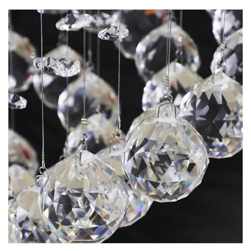 Lustre escalier long design moderne pour eclairage hall et salon