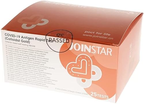 JOINSTAR Corona Schnelltest für Zuhause, 25 Stück, BfArM zertifizierter Selbsttest, Schnelltest Covid 19