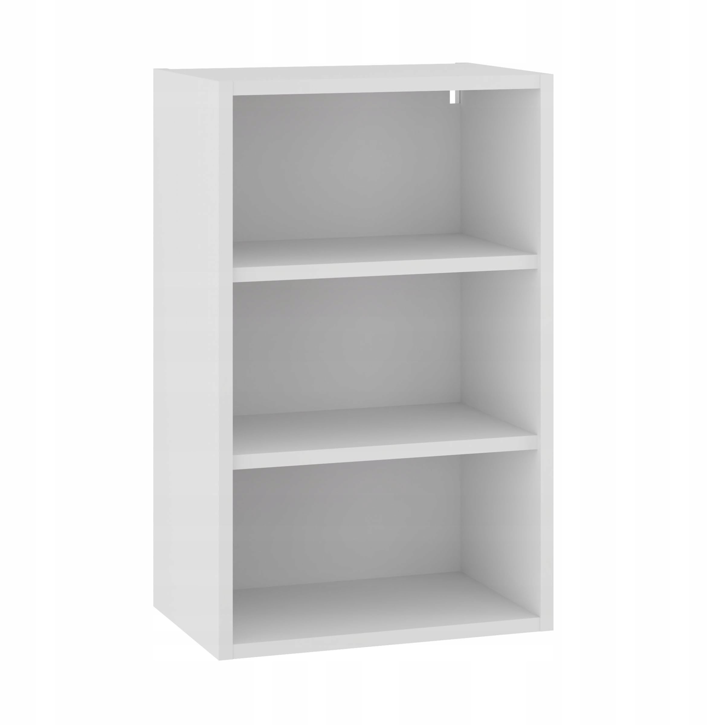 Oberschrank 45/72 mit verstellbaren Regalen - zum Selbstaufbau - funktionales und langlebiges Möbelstück für die Küche - 45 cm breit - 71,6 cm hoch - geräumig und elegant - Weiß