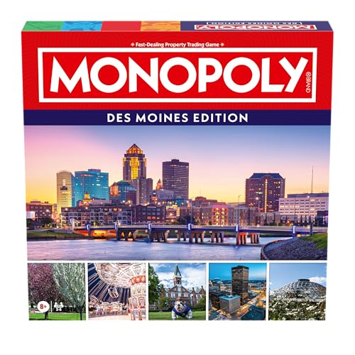 Juego de Mesa Monopoly Edición Des Moines IA miniatura 2