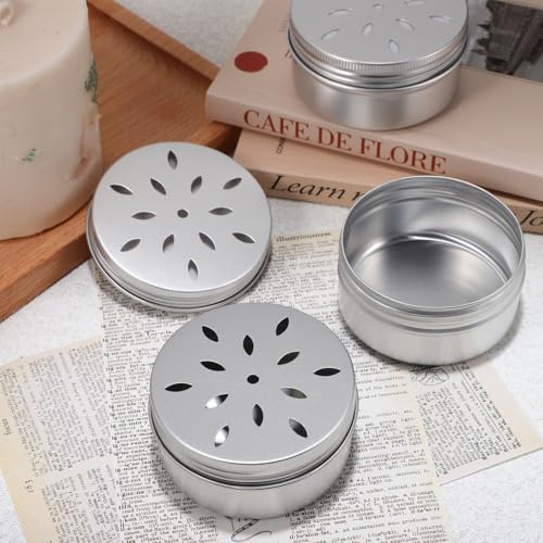 BESPORTBLE Hundetraining Zubehör 10 Duftdosen Mit Deckel Und 10 Weichmagnetische Klebestreifen Für Nasenarbeit Hund 2.7X2.7X1.4 Zoll Geruchsbox Magnetische Trainingsbox