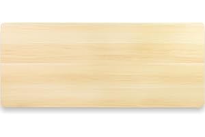 VIVO Light Wood 60 x 24 inch Universal Solid Wood Table Top