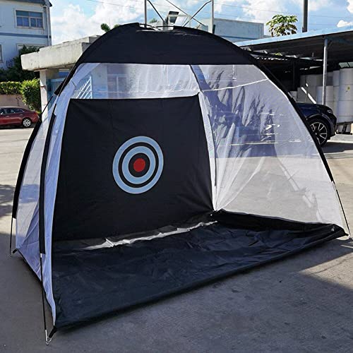 Fituenly Golf Hitting Net Golf Practice Net Tent Golf Training Equipment Strike Cage Portable Grassland Mesh Mat Garden Golf Supplies - Image 4