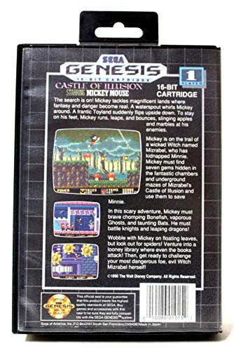 Image of Castle of Illusion starring Mickey Mouse - Sega Genesis (Renewed)