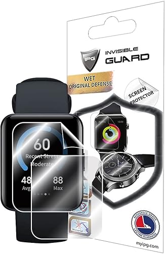 IPG Protector de pantalla para reloj inteligente Xiaomi Redmi Watch 2 Lite (2 unidades) Película transparente invisible Ultra HD Protector