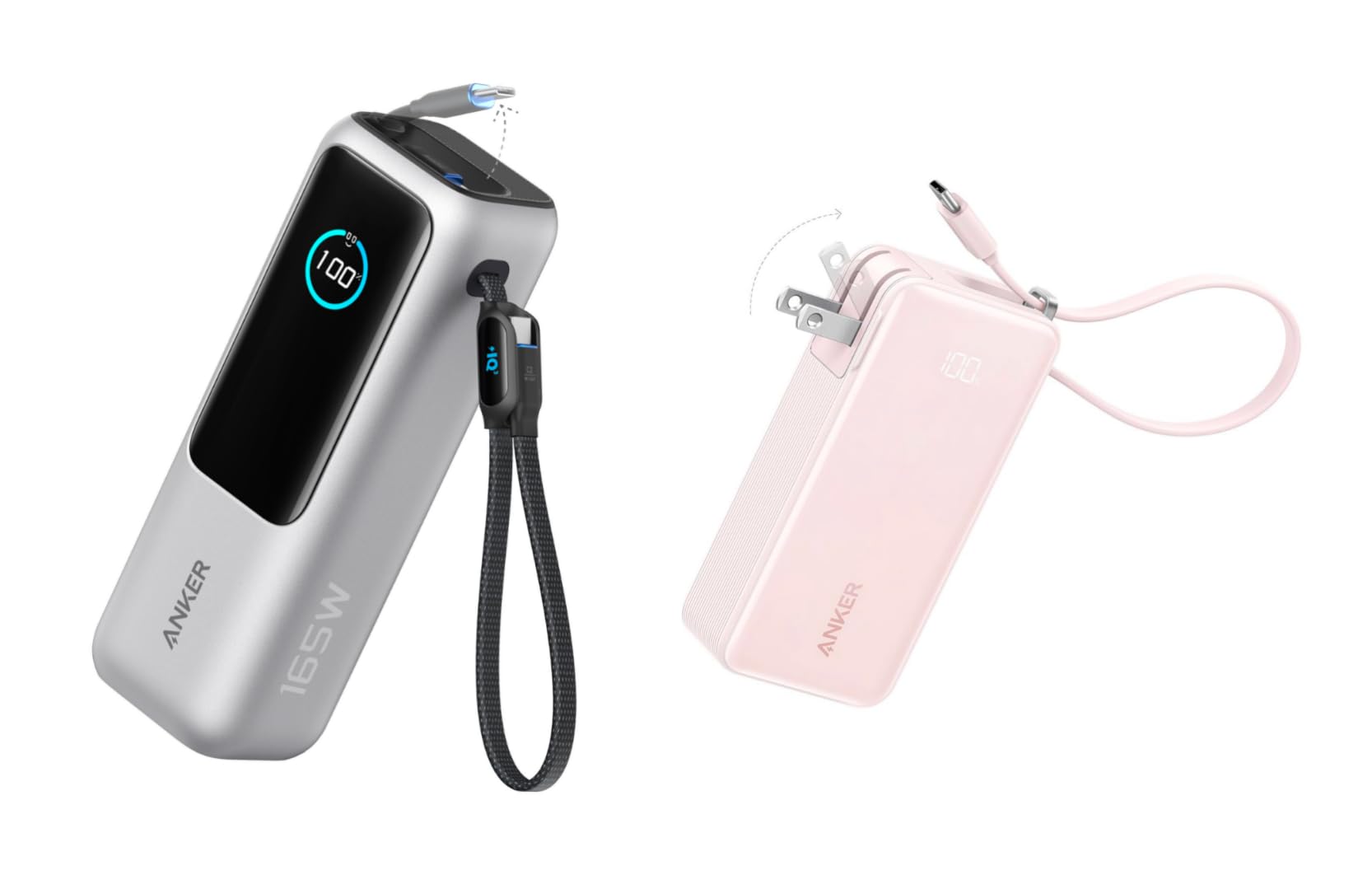 Anker Laptop Power Bank 25 000mAh Portable Charger with Triple 100W USB-C Ports for Multi-Device Charging Nano 3-in-1