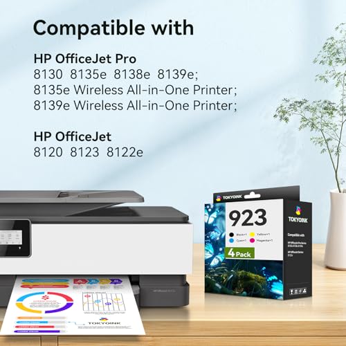 Image of TOKYOINK 923 Ink Cartridges Combo Pack Replacement