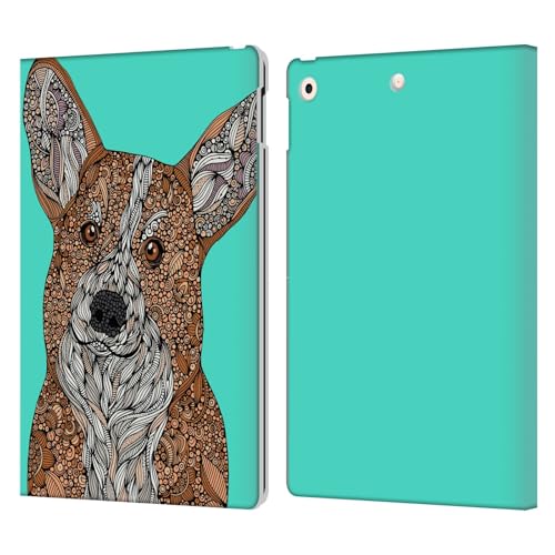 Étui en cuir Valentina Corgi iPad 10.2 idéal pour le café