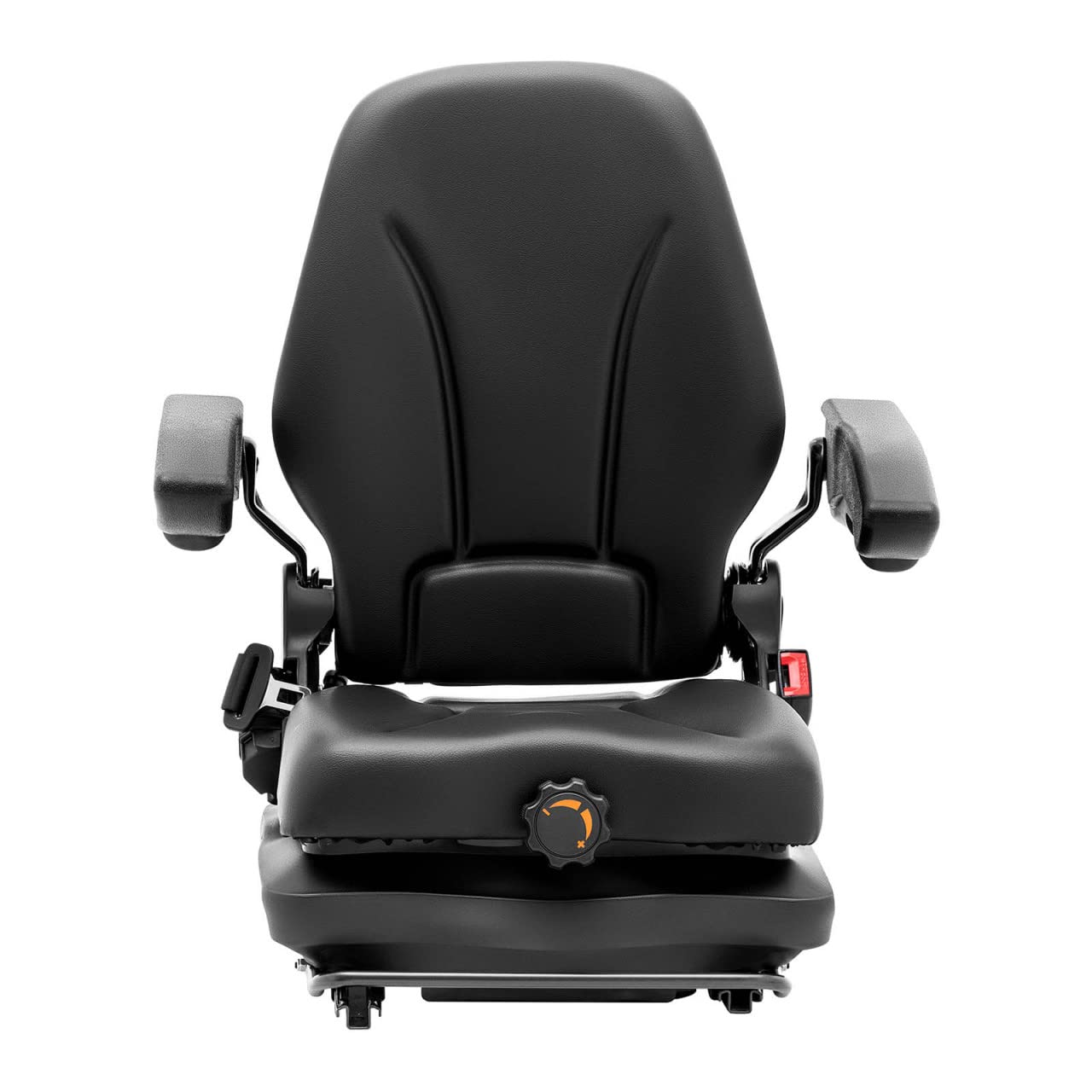 Asiento para tractor HT-RUNDLE-16, 42 x 47 cm, ajustable, suspensión, tractor, asiento elevador