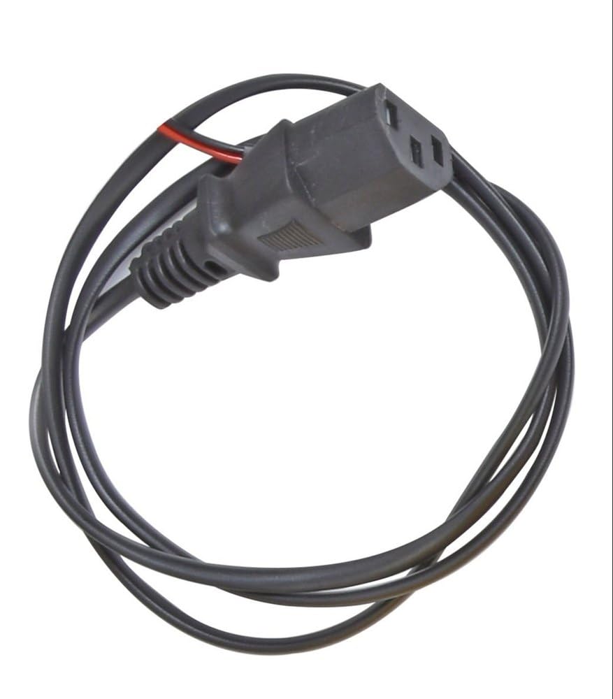 Electric Scooty Output Wire Charging Socket 3 Pin Cable | Heavy Duty | 1METER Long Cable | for Electric Scooty/Scooters, E-Bike, E-Carts