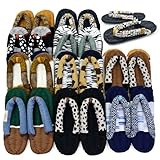 [竹春] おばあの手作り 健康 布ぞうり 洗える 日本製 メンズ 大きいサイズ 痛くない 風呂上り スリッパ ふかふか 布草履 室内 屋内 部屋履き オールシーズン 快適 外反母趾 水虫 浮き指対策 アソート LL