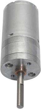 Dc Motor Gears Geared Dc Gear Motor, 25GA370, 12 Volt Dc Gear Reduction Box, Micro Motor, 25mm Long axis, Planetary Gear Motor Hobby Motor Color 12V, Size 1360rpm