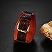 Silverora Reloj de hombre de cuero para hombre: punk analógico de cuarzo reloj de pulsera gótico ajustable de piel auténtica relojes con puños anchos Halloween accesorios regalos para hombres niños Imagen de Silverora Reloj de hombre de cuero para hombre: punk analógico de cuarzo reloj de pulsera gótico ajustable de piel auténtica relojes con puños anchos Halloween accesorios regalos para hombres niños