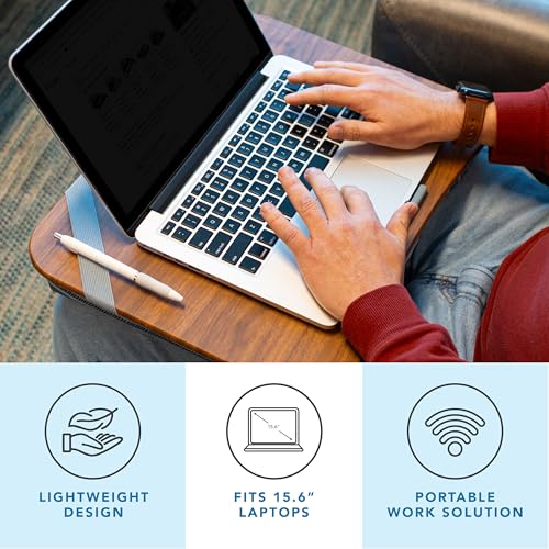 Image of LAPGEAR Designer Lap Desk - Arrow Stripes, 2-Pack with Storage Basket