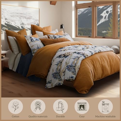 Image of Paseo Road Cabin Bedding Acadia 2 Piece Twin Pine Trees Comforter Set