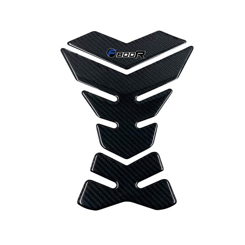 Protége-réservoir F800R en véritable fibre de carbone pour moto