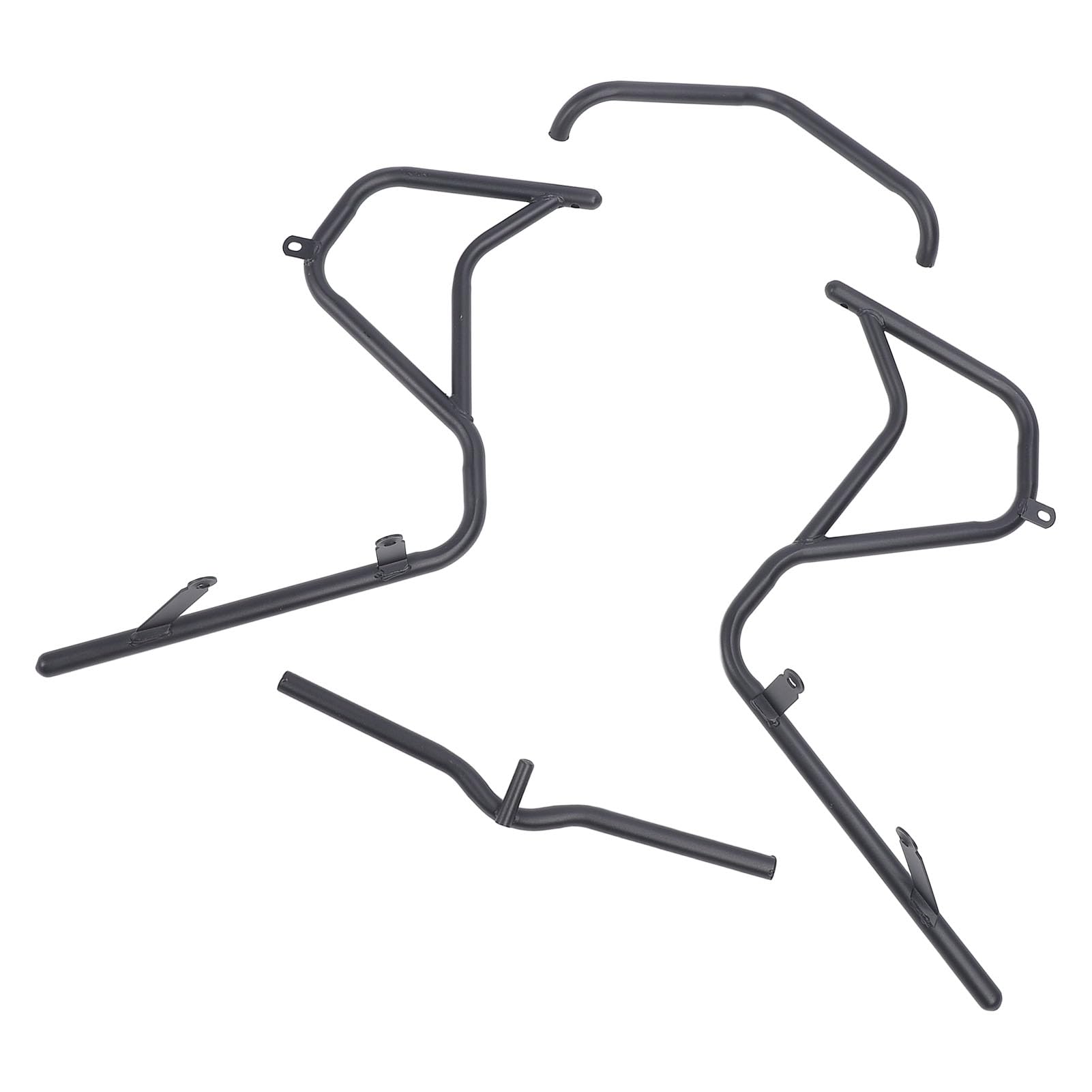 Drfeify Barra di Protezione per Autostrada per Protezione Motore Moto, per Barra di in Acciaio Resistente da 25 Mm con Spessore di 3 Mm, del Telaio Laterale Anteriore per Click160 2020 2021 2022
